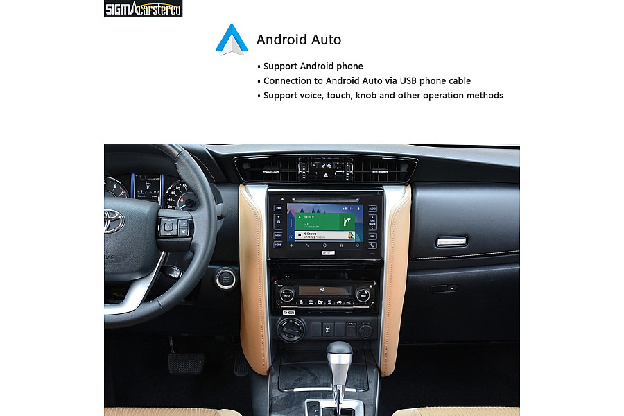 Toyota fortuner 2013-2019 Models Wireless CarPlay android auto